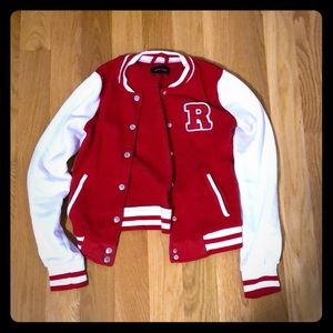 Red Letterman Jacket